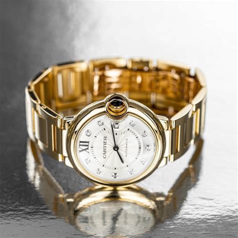 cartier gold watches|pre owned cartier gold watches.